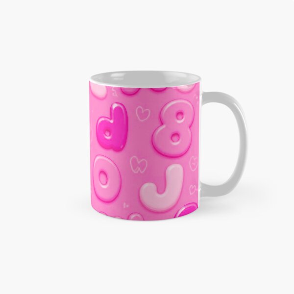 Item preview, Pink Alphabet & Numbers Pattern – Cute Kawaii ABC Seamless Design designed and sold by IMuDesigner.