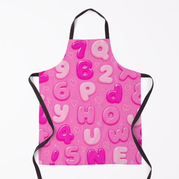 Item preview, Pink Alphabet & Numbers Pattern – Cute Kawaii ABC Seamless Design designed and sold by IMuDesigner.