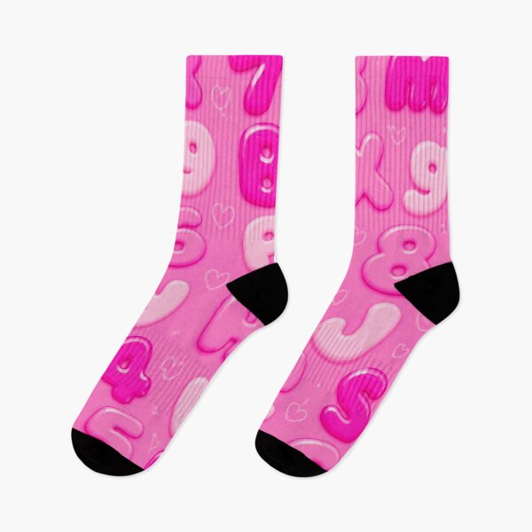 Item preview, Pink Alphabet & Numbers Pattern – Cute Kawaii ABC Seamless Design designed and sold by IMuDesigner.