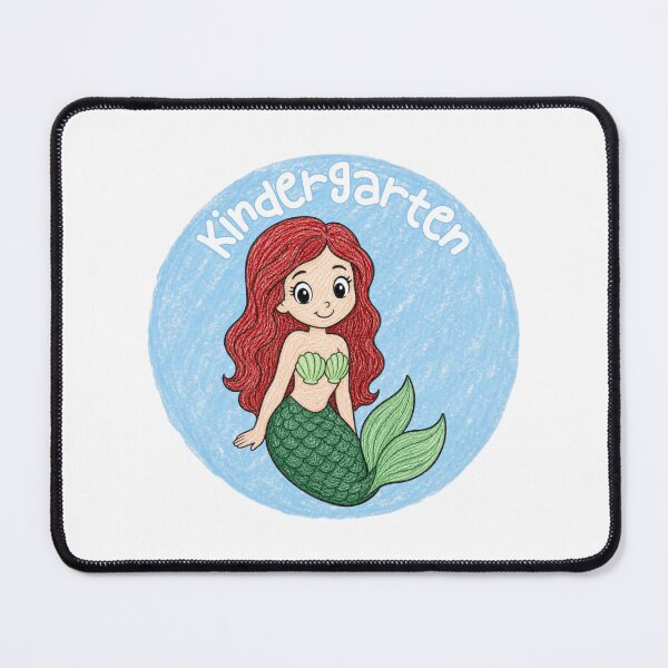 Item preview, Cute Kindergarten Redhead Mermaid | Back to School Teacher Student Ocean Sea Life Cartoon designed and sold by MaxMeadowsTees.