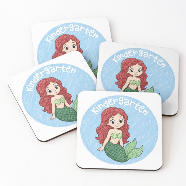 Item preview, Cute Kindergarten Redhead Mermaid | Back to School Teacher Student Ocean Sea Life Cartoon designed and sold by MaxMeadowsTees.