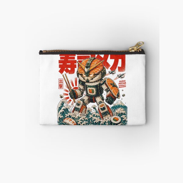 Item preview, Sushi Mecha Kaiju – Retro Japanese Robot Food Monster designed and sold by RedHDesign.