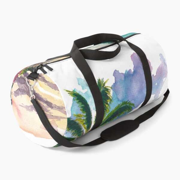 Item preview, Bora Bora Mount Otemanu Watercolor – Tropical Beach and Palm Art Print, Polynesia Travel Gift designed and sold by artshop77.