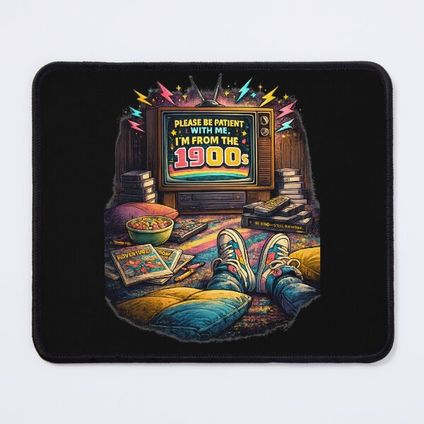 Item preview, Please Be Patient With Me I'm From The 1900s - Retro 80s 90s TV designed and sold by BumbleBloom7.