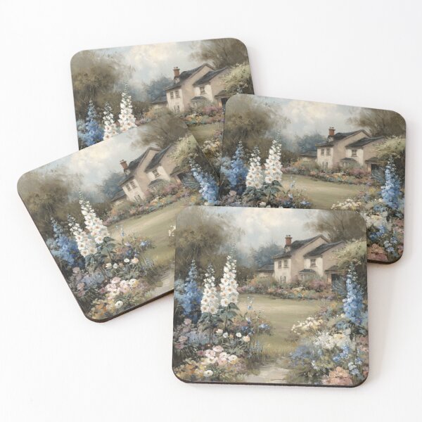 Item preview, English Cottage Garden Path | Cottagecore Floral Landscape designed and sold by GSizzle1.