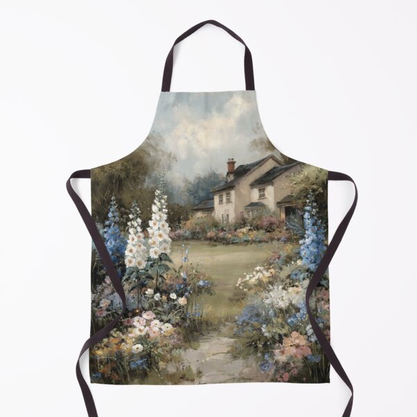 Item preview, English Cottage Garden Path | Cottagecore Floral Landscape designed and sold by GSizzle1.