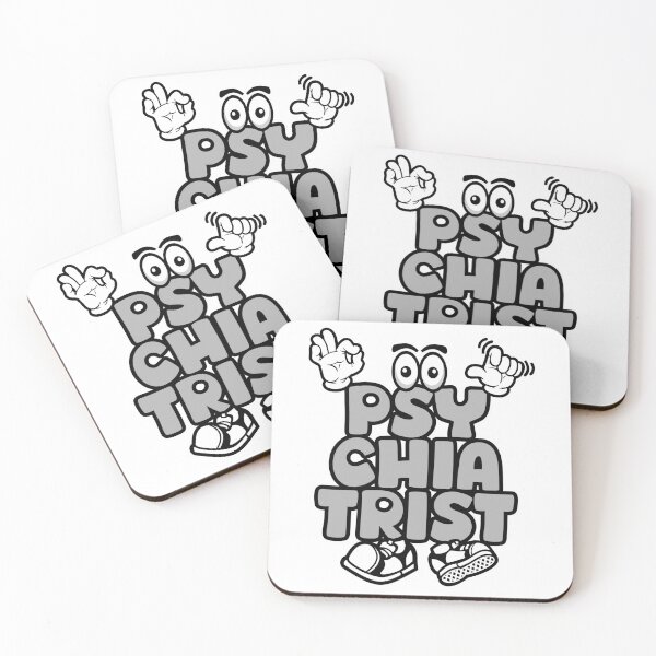 Item preview, PSYCHIATRIST - WORK Street Lettering Cartoon Character designed and sold by NFTWords.