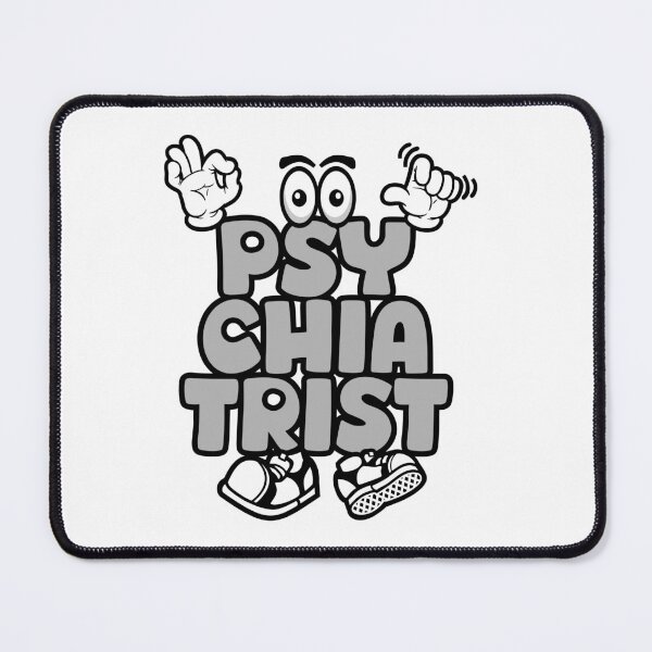 Item preview, PSYCHIATRIST - WORK Street Lettering Cartoon Character designed and sold by NFTWords.