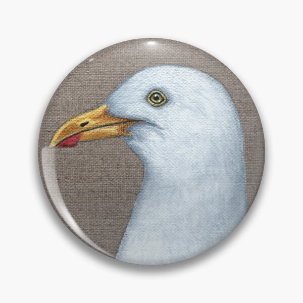 Item preview, Seagull with Linen Coloured Background designed and sold by WolfySilver.