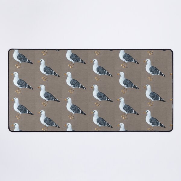 Item preview, Seagull with Linen Coloured Background designed and sold by WolfySilver.