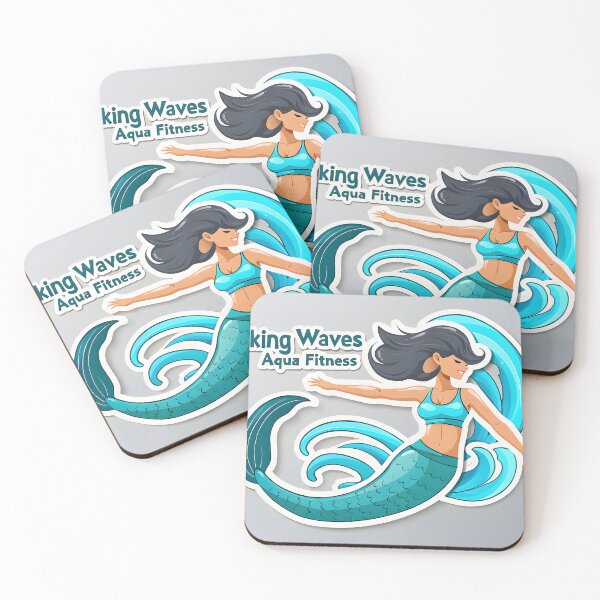 Item preview, Making Waves – Aqua Fitness Mermaid designed and sold by Halbeskilo.