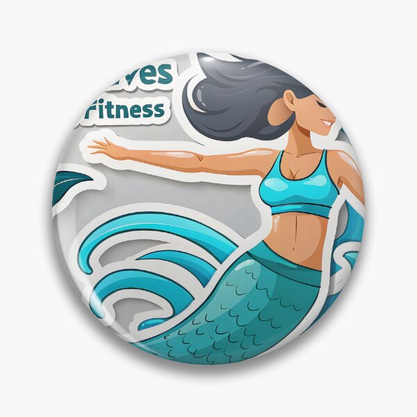 Item preview, Making Waves – Aqua Fitness Mermaid designed and sold by Halbeskilo.