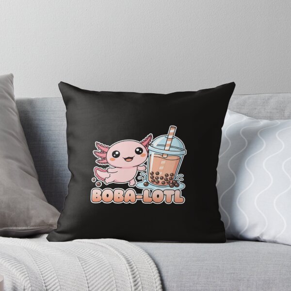 Item preview, Kawaii Axolotl Boba Tea - Aquatic Sip designed and sold by Merchifyme2000.