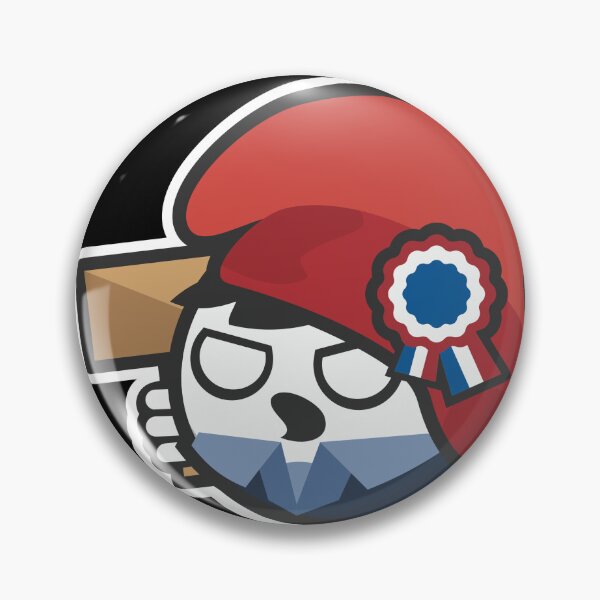 Item preview, French Revolutionary Countryball designed and sold by Torket-y.