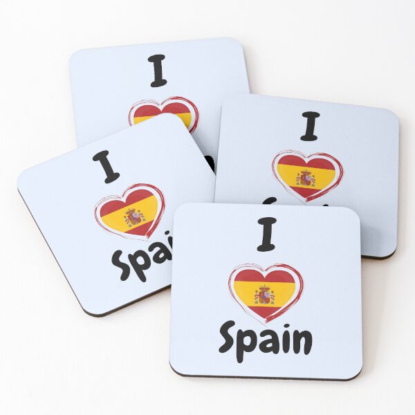 Item preview, Spain Flag Heart - I Love Spain designed and sold by creativerooney.