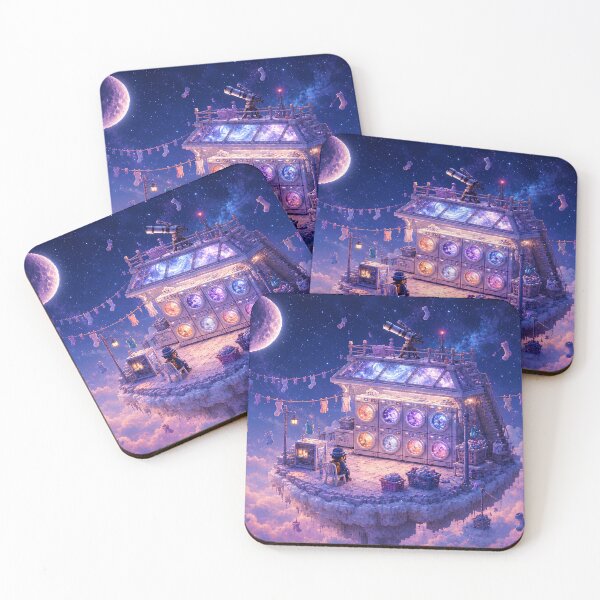 Item preview, Midnight Laundromat on a Lavender Moon designed and sold by pixelpopplanet.