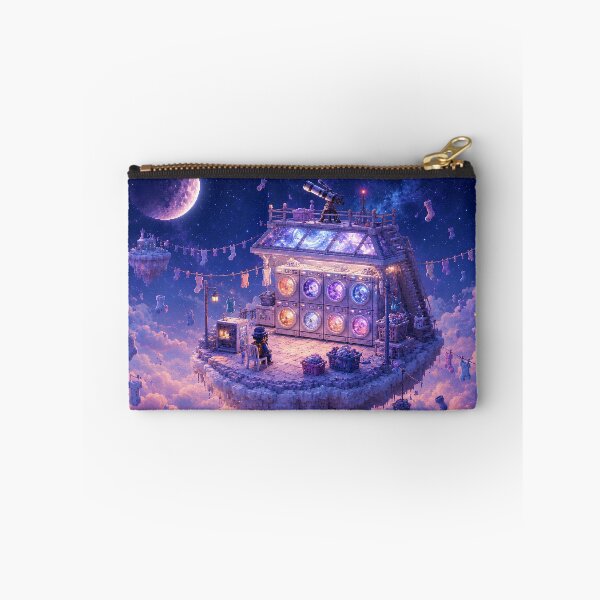 Item preview, Midnight Laundromat on a Lavender Moon designed and sold by pixelpopplanet.