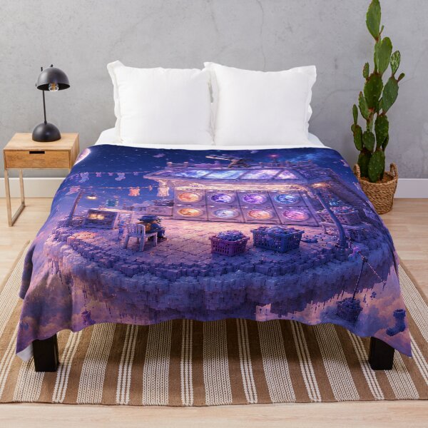 Item preview, Midnight Laundromat on a Lavender Moon designed and sold by pixelpopplanet.