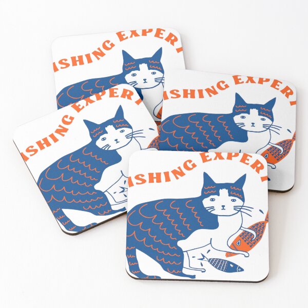 Item preview, Fishing Expert Cat designed and sold by georgeweigan.