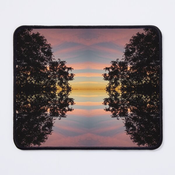 Item preview, Morning sky colors with trees, mirror photo designed and sold by lyloubeaupere.