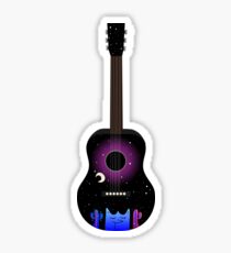 Harry Styles Two Ghosts Galaxy Guitar Sticker