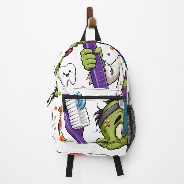 Item preview, Cute Zombie Dentist Halloween Cartoon With Tooth And Candy Design designed and sold by fay11982.