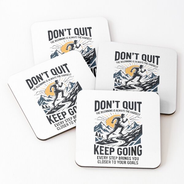 Item preview, Motivational Runner Illustration with Inspirational Quote Graphic designed and sold by syerwil.