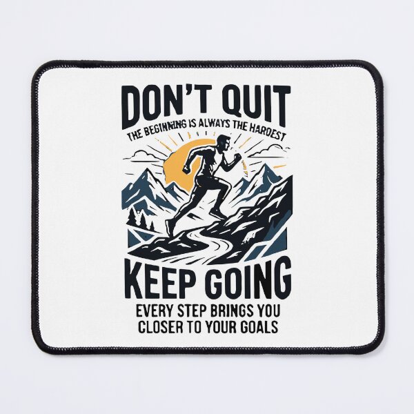 Item preview, Motivational Runner Illustration with Inspirational Quote Graphic designed and sold by syerwil.