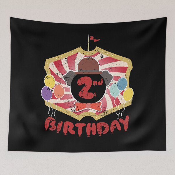 Item preview, Kids Clown Birthday Party 2nd Birthday designed and sold by shoppzee.