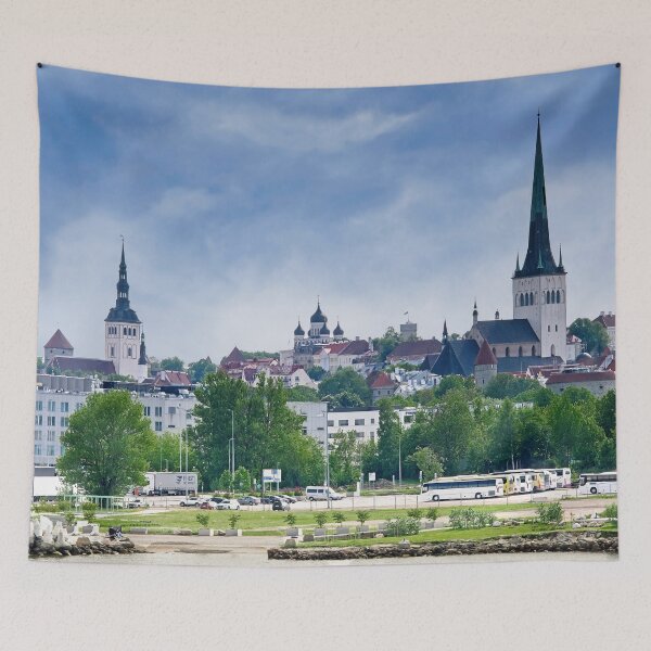 Item preview, Tallinn Estonia Cityscape and Spires designed and sold by Martyn R Arnold Fine Art Nature & Landscape Photography.