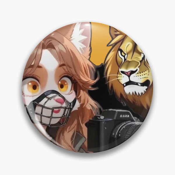 Item preview, Anime Cat Girl & Wild Lion - Digital Art Concept designed and sold by BLUESKY11a.