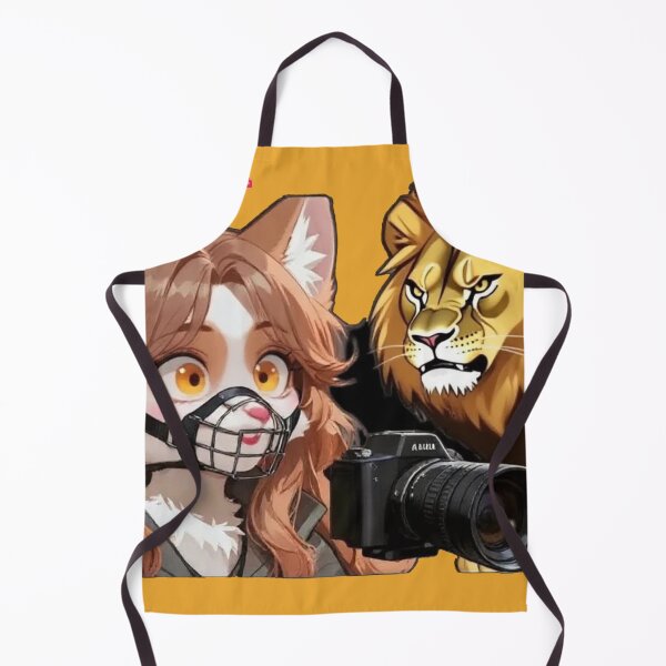 Item preview, Anime Cat Girl & Wild Lion - Digital Art Concept designed and sold by BLUESKY11a.