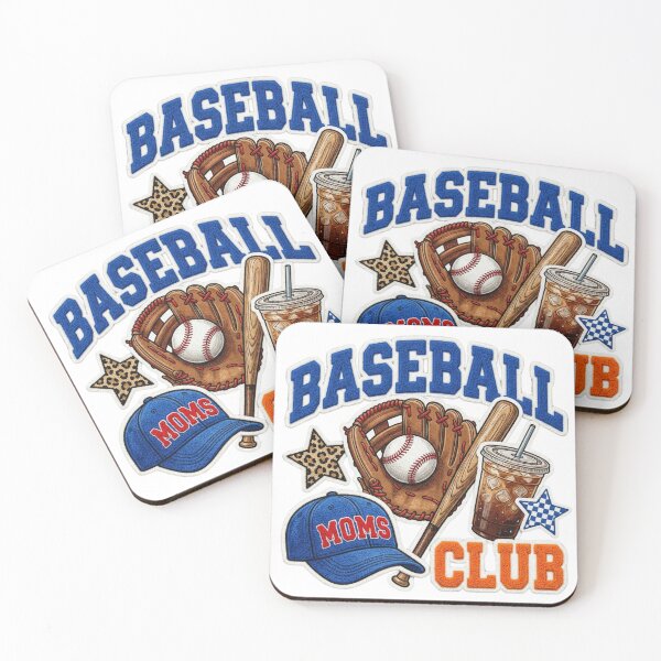 Item preview, Baseball Moms Club Chenille Patch Sports Mom Ice Coffee Graphic designed and sold by raedattia.