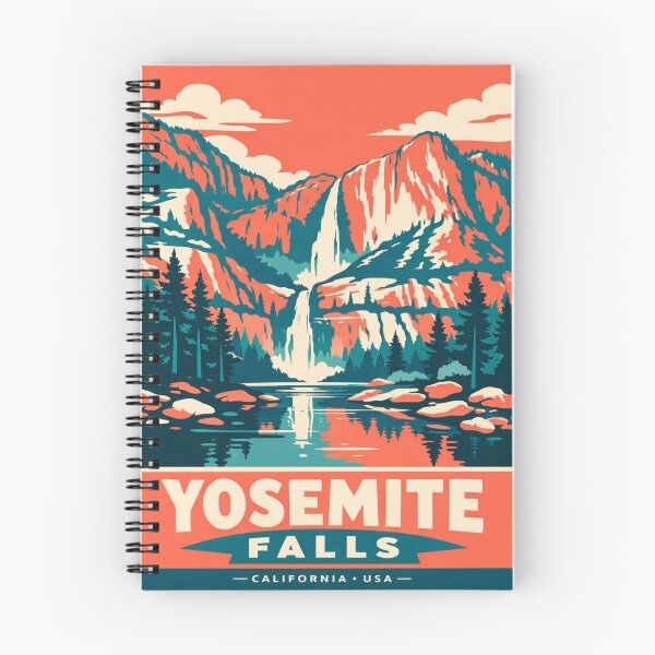 Item preview, Yosemite Waterfalls California Scenic Nature Art designed and sold by Eclipse 3699.