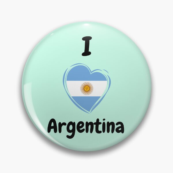 Item preview, Argentina Flag Heart - I Love Argentina designed and sold by creativerooney.