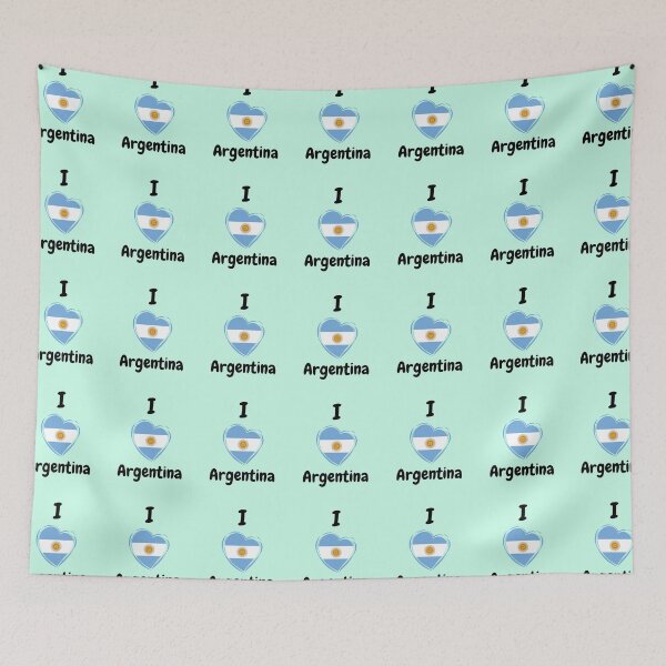Item preview, Argentina Flag Heart - I Love Argentina designed and sold by creativerooney.