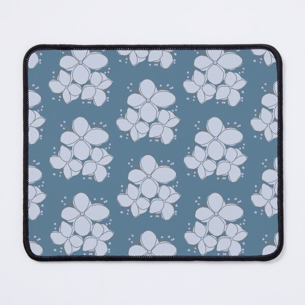 Item preview, Danish Pastel Periwinkle Bloom On Slate Blue designed and sold by Jyoti Digital Artist.