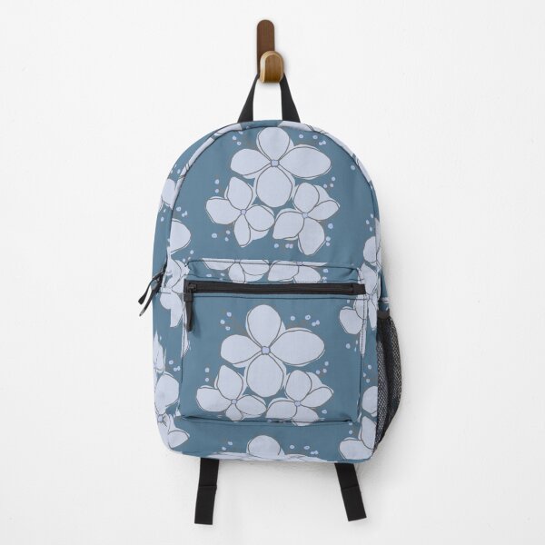 Item preview, Danish Pastel Periwinkle Bloom On Slate Blue designed and sold by Jyoti Digital Artist.