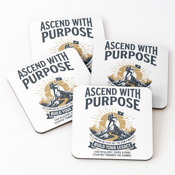 Item preview, Motivational Mountain Climber Success Graphic with Legacy Quotes designed and sold by syerwil.