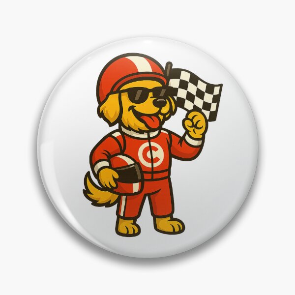 Item preview, Racing Driver Napkin - Golden Retriever designed and sold by NapkinStuff.