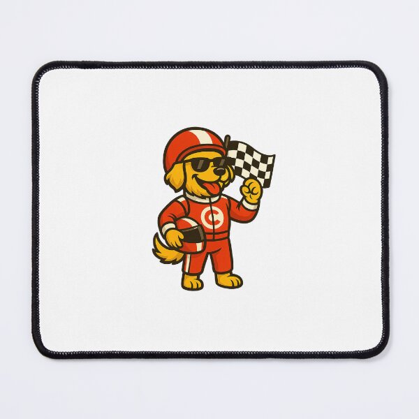 Item preview, Racing Driver Napkin - Golden Retriever designed and sold by NapkinStuff.