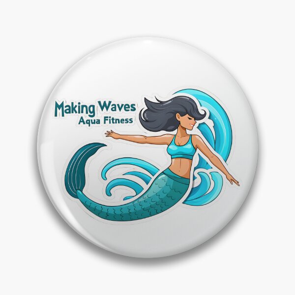 Item preview, Making Waves – Aqua Fitness Mermaid designed and sold by Halbeskilo.
