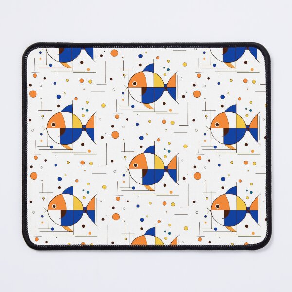 Item preview, Fun Fish Geometric Abstract Art designed and sold by FarieArt.
