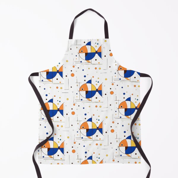 Item preview, Fun Fish Geometric Abstract Art designed and sold by FarieArt.
