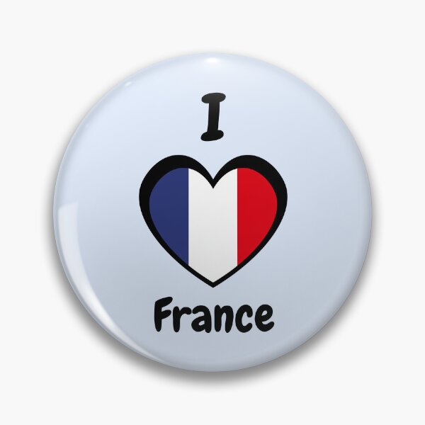 Item preview, France Flag Heart - I Love France designed and sold by creativerooney.
