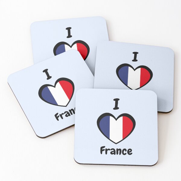 Item preview, France Flag Heart - I Love France designed and sold by creativerooney.
