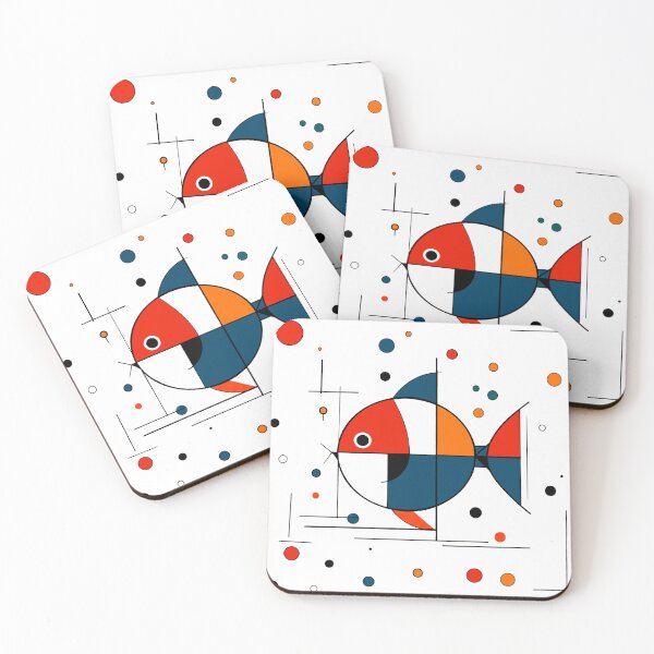 Item preview, Fun Fish Abstract Art designed and sold by FarieArt.