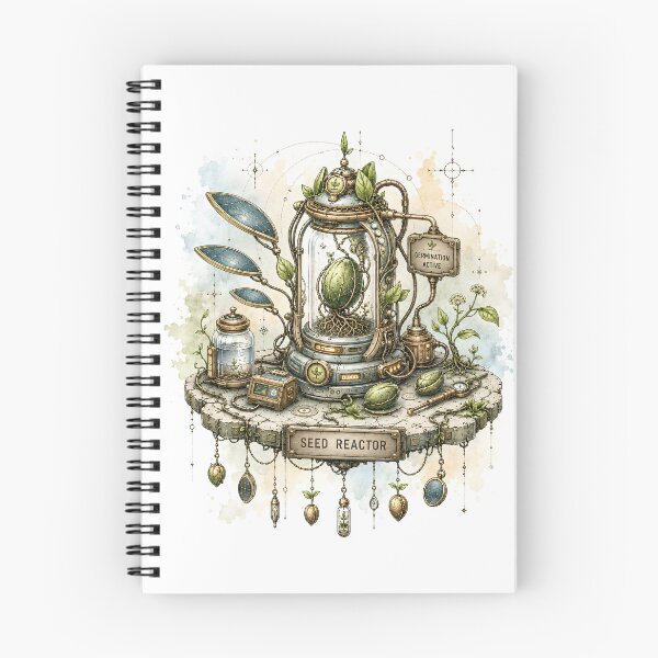 Item preview, Solarpunk Seed Reactor – Botanical Energy Core designed and sold by Shadow Sprite Art.