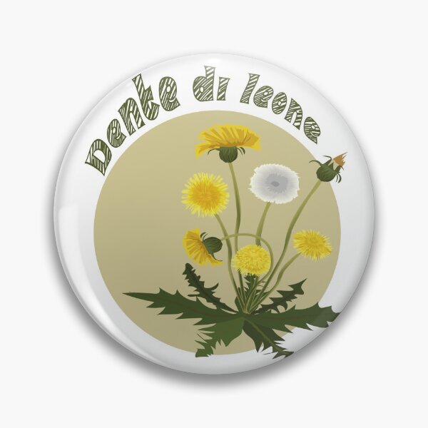 Aperçu de l'œuvre Fleur de pissenlit avec son nom en italien créée et vendue par Tana&tanuc.