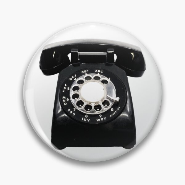Item preview, Vintage retro rotary dial black phone designed and sold by E-W-D.